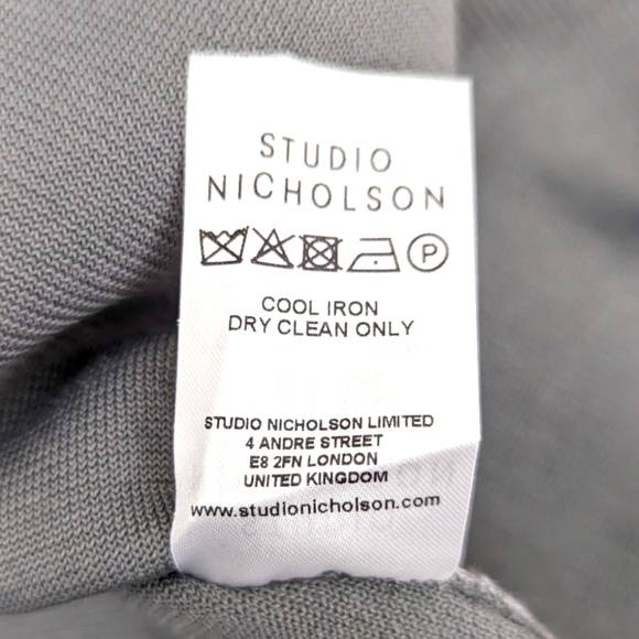 Studio Nicholson Knit Maxi Dress Wool Silk Cashmere Womens 10 Gray Designer Luxe - Picture 12 of 13
